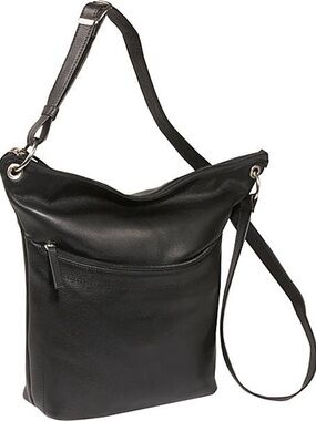 DEREK ALEXANDER Central Park Bucket Bag Soft Pebble Leather